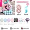 67pc/set Ocean Mermaid Fish Tail Digital Aluminum Film Balloon 1-9 suitable for birthday  party anniversary graduation season