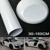30*150CM Autoaufkleber Glänzend Weiß Vinylfolie Wrap Wasserdicht UV-beständig