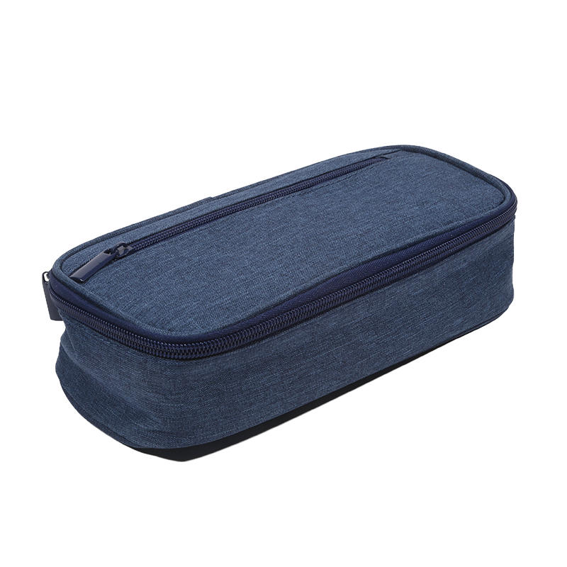 Solid Color Multifunctional Student Pencil Cases Stylish Large Capacity Pencil Cases Durable Oxford Cloth Pencil Case