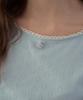 Aueonoseuteljia Bubble Lace Boat Neck T-Shirt_Light Blue(Ob6Tp09)