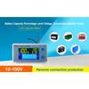 Contor de putere LCD multifuncțional pentru baterii cu plumb acid, contor de tensiune cu afișaj de temperatură, afișaj pentru baterie, afișaj de tensiune, 12V