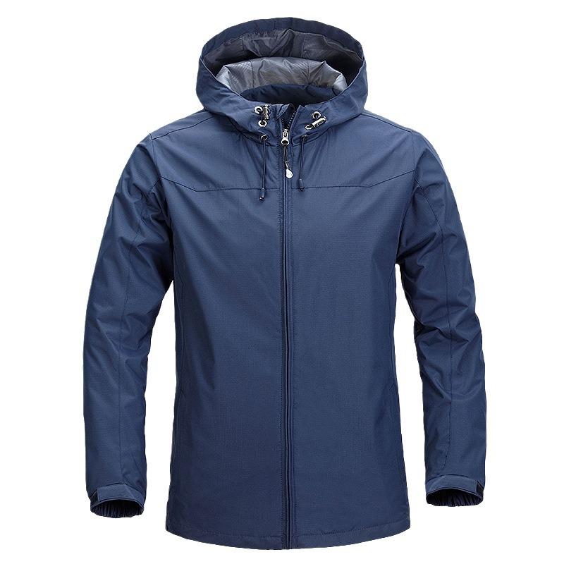 Men's Spring & Autumn Windproof Rainproof Hooded Outdoor Sports Jacket