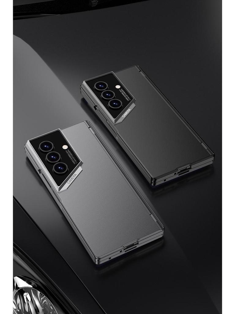 Samsung Z Fold7 Ultradünne Raptor Magnetisches Scharnier Hülle mit Integrierter Folie