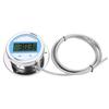 Digital Thermometer with 2M Threaded Probe Stainless Steel Temperature Meter for Cooking Stove Pipe Industrial Use -50 To 200 Celsius 