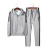 Men 'S Sports Suit Hooded Hoodies Jacket Pants 2 Piece Jogger Set Men Sportswear Autumn Men 'S Sets Sweatpant Extra Large Size 9xl