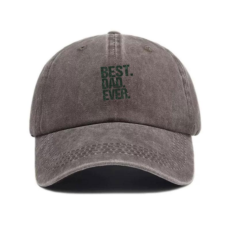 

Dad Gift Vintage Washed Cotton Baseball Cap Adjustable Distressed Father s Day Gift for Men Dad Hat Casual Cotton Trucker Cap темно-сірий колір