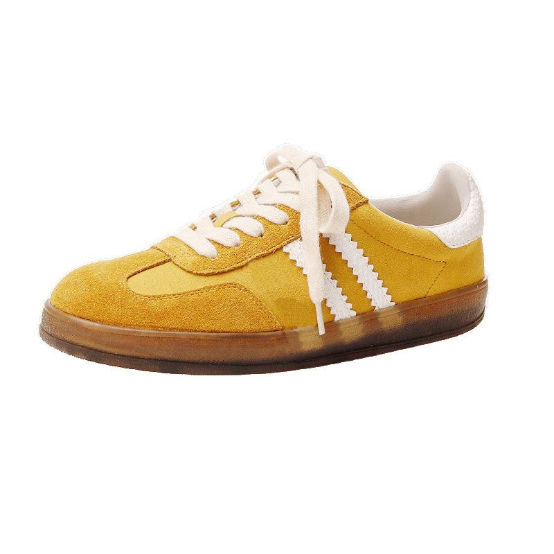 New women's shoes retro leather versatile sports casual low-top women's shoes