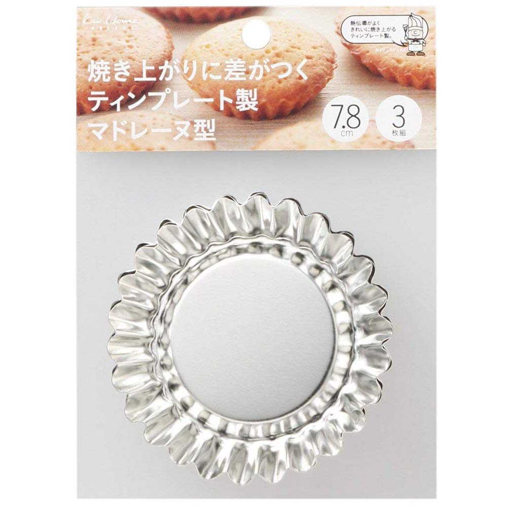 Kai KAI Madeleine Shape of Kai House Select Made In Japan DL6166 7.8cm (Set 3)