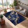 Tappeto in Velluto di Cristallo con Stampa Calcio Everton, Comodo Assorbente d'Acqua Antiscivolo Tappeto per Pavimenti Interni
