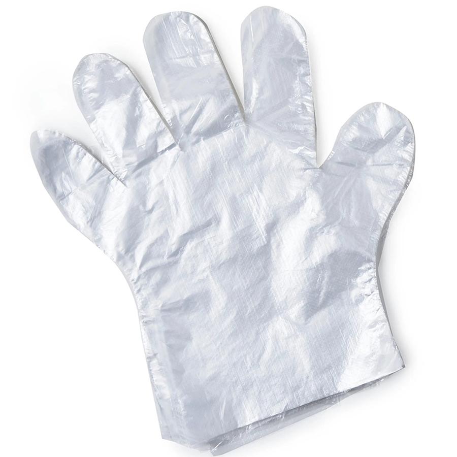 100/200pcs Disposable Transparent Thickened Plastic Gloves for Cooking Food Handling Hair Dyeing Restaurant Kitchen Supplies