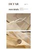 Spring/Summer Premium Cotton and Linen Four-piece Set with Buttoned Duvet Cover in Simple Stripes/Checks