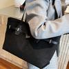 Autumn new bag retro fashion casual shoulder bag commuter underarm bag portable large capacity tote bag