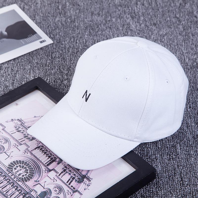 Hat Men'S And Women'S Side Embroidery Love Letter A Baseball Cap, Spring And Summer Outdoor Leisure Curved Brim Cap