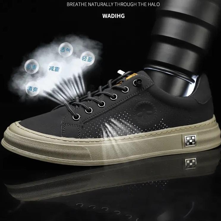 

Мужская кожаная обувь, деловая повседневная обувь, мужская дышащая и легкая, мужская обувь с кожаным лицом в британском стиле 44