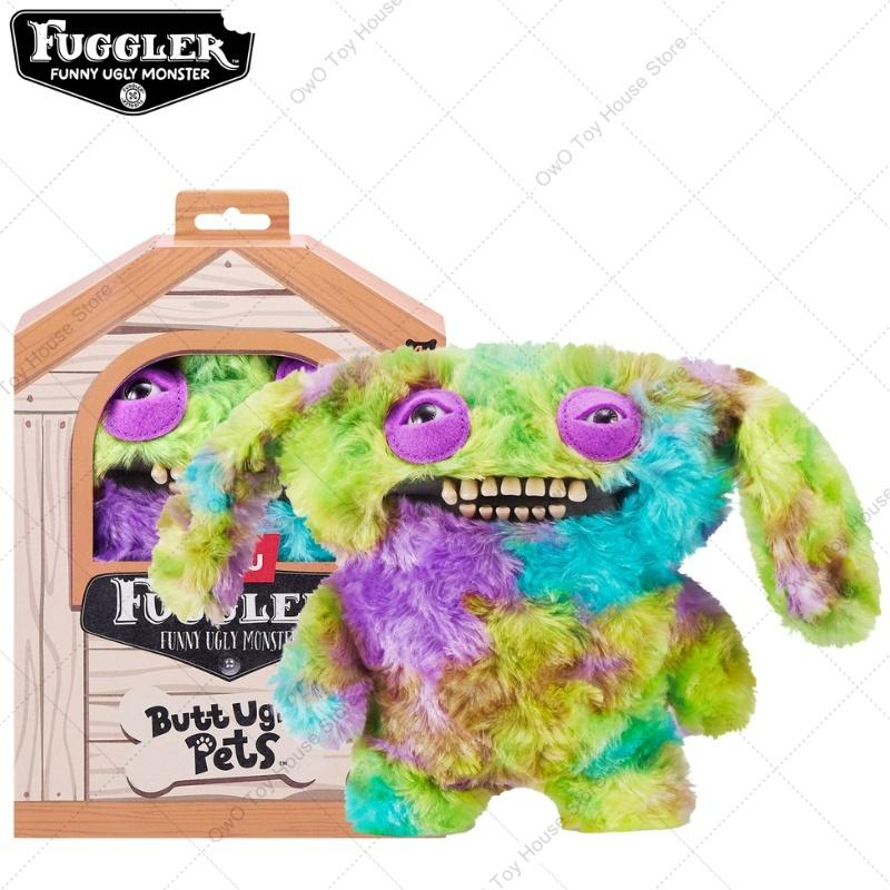 Original Fuggler Ugly Teeth Monster Butt Ugly Pets Plush Toys Kawaii Fugglers Dog Cat Cartoon Stuffed Animals Peluche Doll Gift