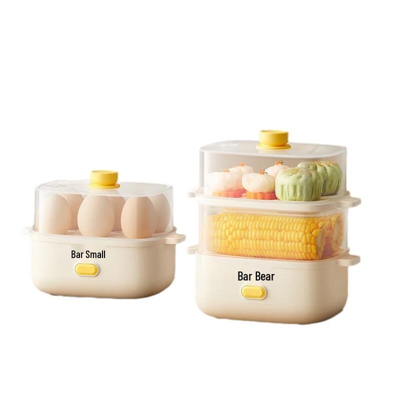 Bear Automatic Double-Layer Egg Steamer & Breakfast Maker CN plug (adapter included)