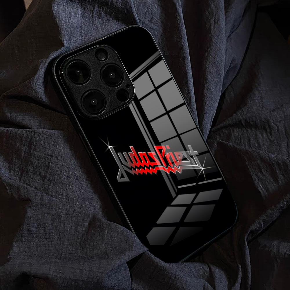 Band J-Judas Priest-Music Phone Case For IPhone 17 Pro Max 15 Pro 16 14 Plus 12 13 Mini 11 Pro Shockproof Glass Cover