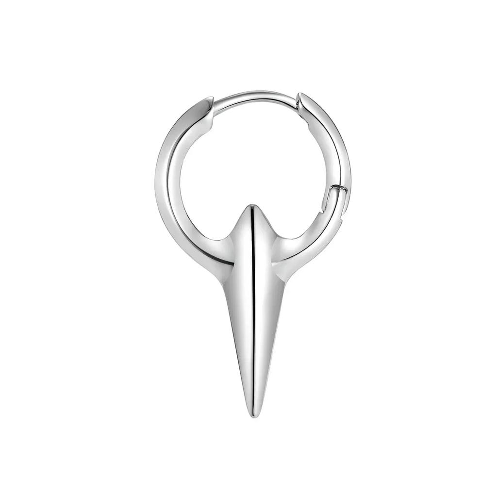 Punk Goth Dornen Herz Kreuz Ohrringe Roter Tropföl Rose Blume Ohrring für Damen Punk Charms Zubehör Grunge Ohrringe