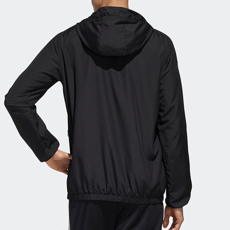 Adidas Mh Wb 3s Logo Hoodie Casual Sport Jacket Autumn International Edition Men Jackets Black GF3962