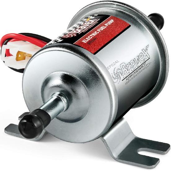 

Electric Fuel Pump - Inline fuel pump Low Pressure HEP-02A (2.5-4 PSI), 12V Fuel pump Electric Fuel Pump 12v for Carburetor Lawn Mower Transfer Pump 2.5-4 PSI