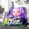 Personalisierbare Persönlichkeit Kpop Dämonenjäger Decke Weich & Warm Sofa Büro Bett Reise Mittagspause Decke, Geschenk Geeignet Für Alle Jahreszeiten