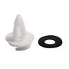100/200 Pcs Door Panel Clips Fasteners Car Plastic Rivets Fastener Push Clips White Auto Bumper Fender Fastener Retainer Clips
