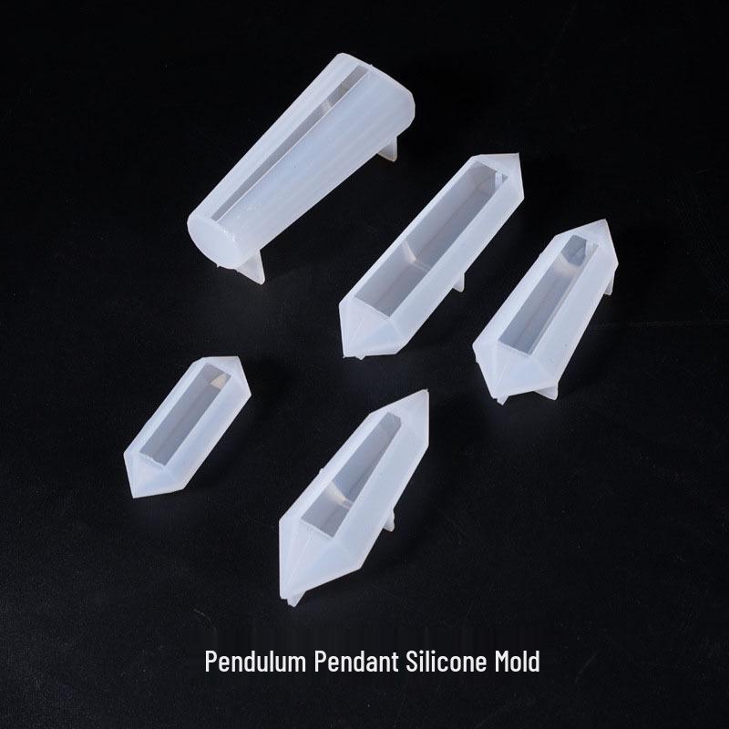 Poppy Crystal Epoxy Pendant & Pendulum Silicone Mold Pendant Pendulum Mold 20