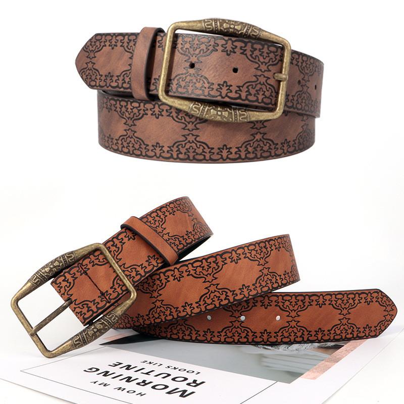 Style Ethnic Fashionable Waist Belt Retro Embossed Design For Women Up Dressing