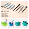 School Projects Pottery Sculpting Tools Set-57PCS For Clay Carving, Art Crafts