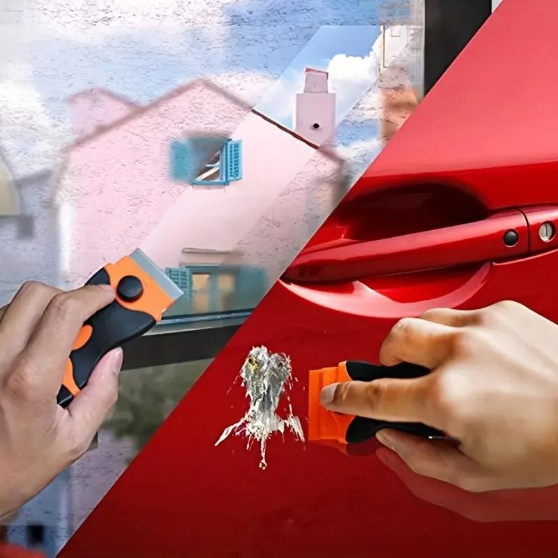 Razor Blade Scraper, 2-in-1 Scraper Tool, Multi-Purpose Cleaning Razor Scraper