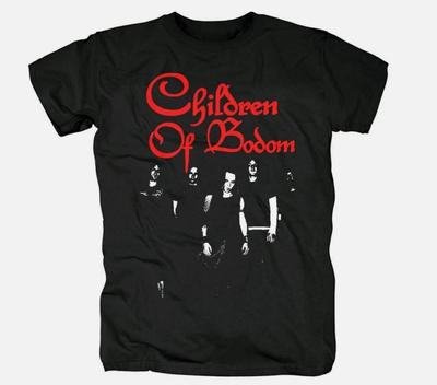 Vtg Children Of Bodom Heavy Cotton Black T Shirt For Men All Size Unisex T-Shirt