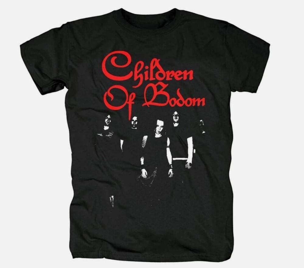 Vtg Children Of Bodom Heavy Cotton Black T Shirt For men All Size Unisex T-Shirt XXL