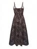 Spicy Leopard Print Backless V-Neck Spaghetti Strap Summer Dress - Elegant and Slim Fit