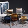 Middle Eastern Style Large-Capacity Ceramic Cup Large Supply Kiln-Changed Water Cup Retro Coffee Cup