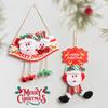 Hanging Christmas Decoraitons Home Wall Decoraitons New Year 2025 Room Decor Santa Claus Ornament for Home Navidad