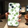 Fresh Clover Full Print Phone Case for iPhone 17 16 15 14 13 12 11 Series Pro Max Plus Double Layer Protection