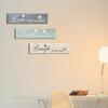 3 Pieces Rustic Wood Sign Wall Decor Live Love Blessed Family and Love Decoration for Home Kitchen Living Room No Frame