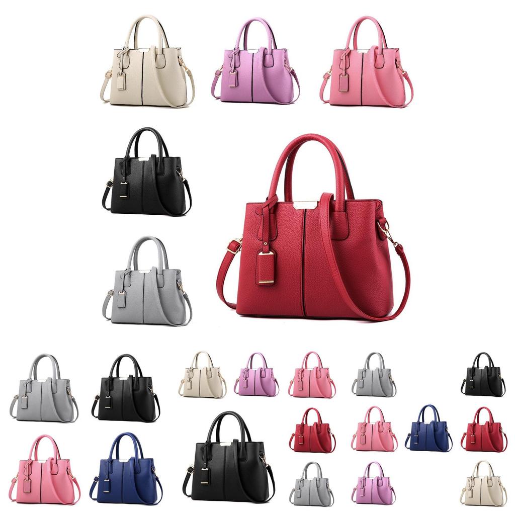 Europäischer und amerikanischer Stil 2023 Neue Mode Litschi-Muster Damenhandtasche
