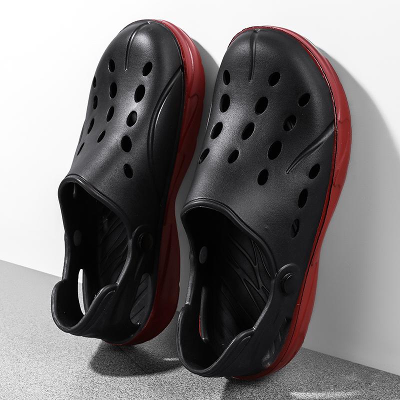 Fashion PARZIVAL Summer Men Sandals Water Beach Jelly Clogs Slippers Men Driving Shoes Sandals Garden Shoes Zapatos Hombre Size 39-46