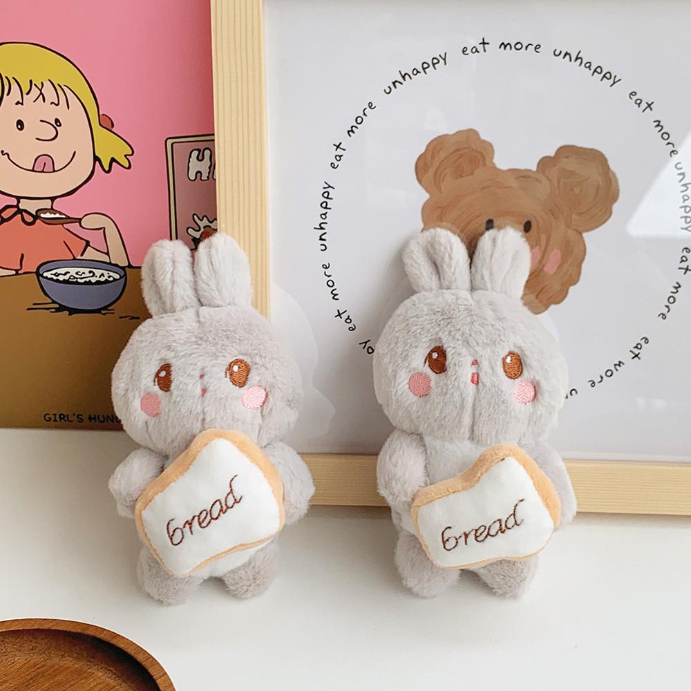 Entzückender neuer Plüschhasen-Schlüsselanhänger für Kinder Süßes Mini-Rucksack-Accessoire