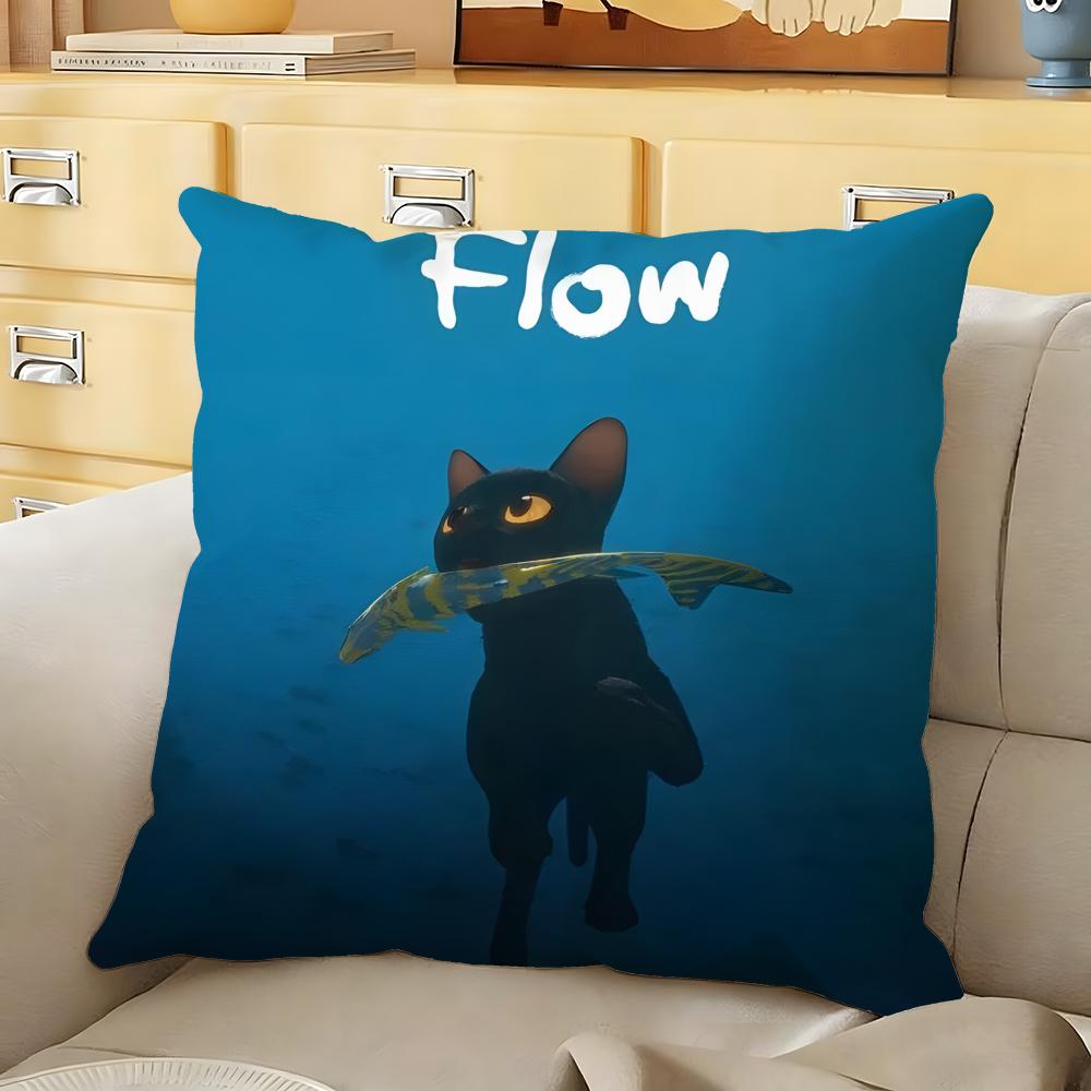 

Cartoon movie FFlow Cushion Cover Soft Durable Reversible Pillow Cover Home Car MultiScene Daily Comfort Pillowcase 30X30cm