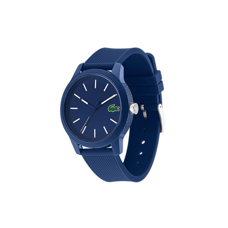 Lacoste 12.12 Series Quartz Watch Resin Strap Blue Dial Womens Minimalist Fashion Waterproof Classic Blue Logo Women watches 2000955