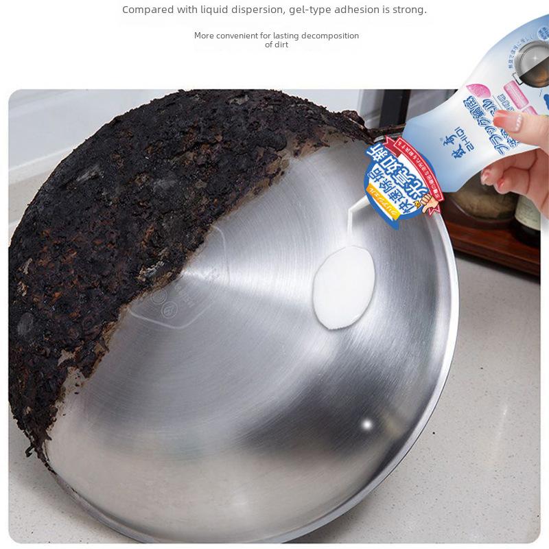 Odigo Schwarzer Topfreiniger Gel Rostentferner für Kochgeschirr, Tiefenreinigungs-Gel, Mehrzweck-Küchenreiniger, 150ml