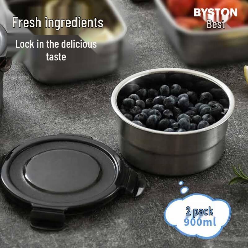 Baishide 304 Stainless Steel Food Storage Container Set