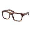 Prada Brand Logo Design Square Optical Glasses Men's Tortoiseshell Color Tortoiseshell Color 52 Basic Packaging-glasses Case + Packaging Box