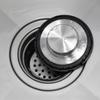 1PC sink, American style sealed lid, kitchen waste disposer, vegetable sink, clogged lid, silicone sealing ring lid