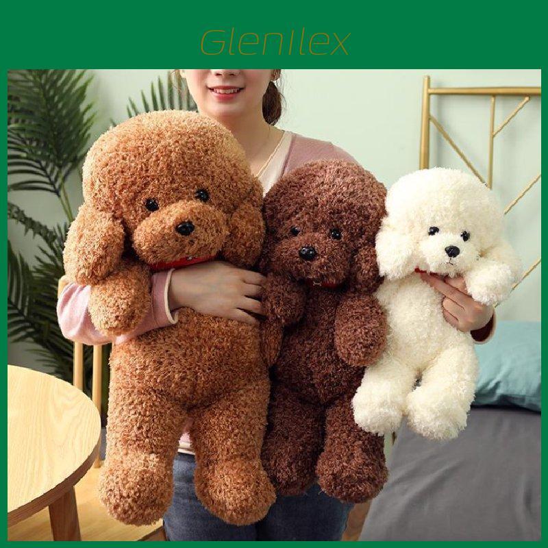 Adorabile Peluche Cane Teddy Cane Cucciolo Seduto Carino Per Bambine Morbido E Coccoloso