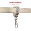 Stainless Steel Square Tube Swing Hanger with Bearing