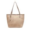 Large Pu Elegant Tote Bag With Zipper And Inner Pocket Ideal For University And Outings Daily