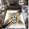 Tappeto in Flanella Stampato Juventus FC Antiscivolo Morbido Poliestere Tappeto per Pavimento Tappetino Decorativo per Interni per Camera da Letto Soggiorno Divano